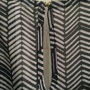 Black and white summer dress